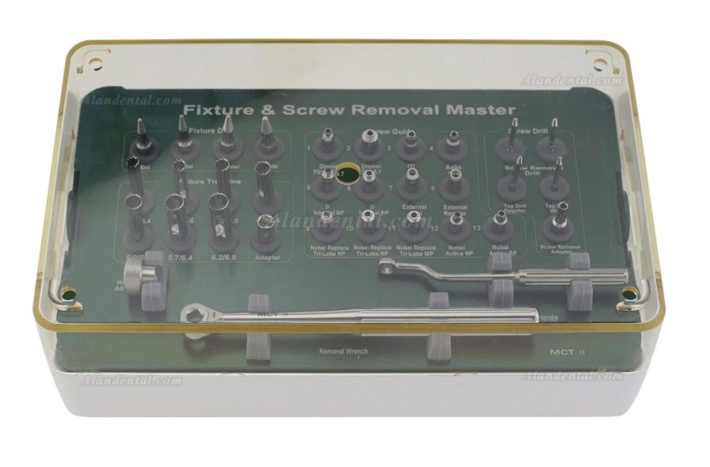 Implant Fixture & Screw Removal Master Kit MCT FSRK-02 Drill Guide Remover